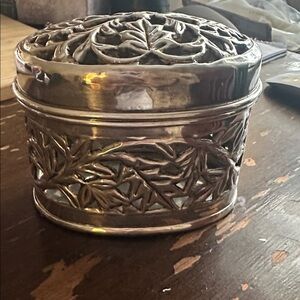 Metal Things Box From Bombay Company Never Used